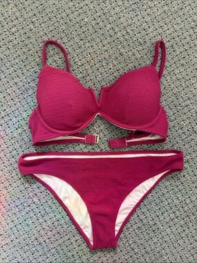 Pink Underwire Bikini